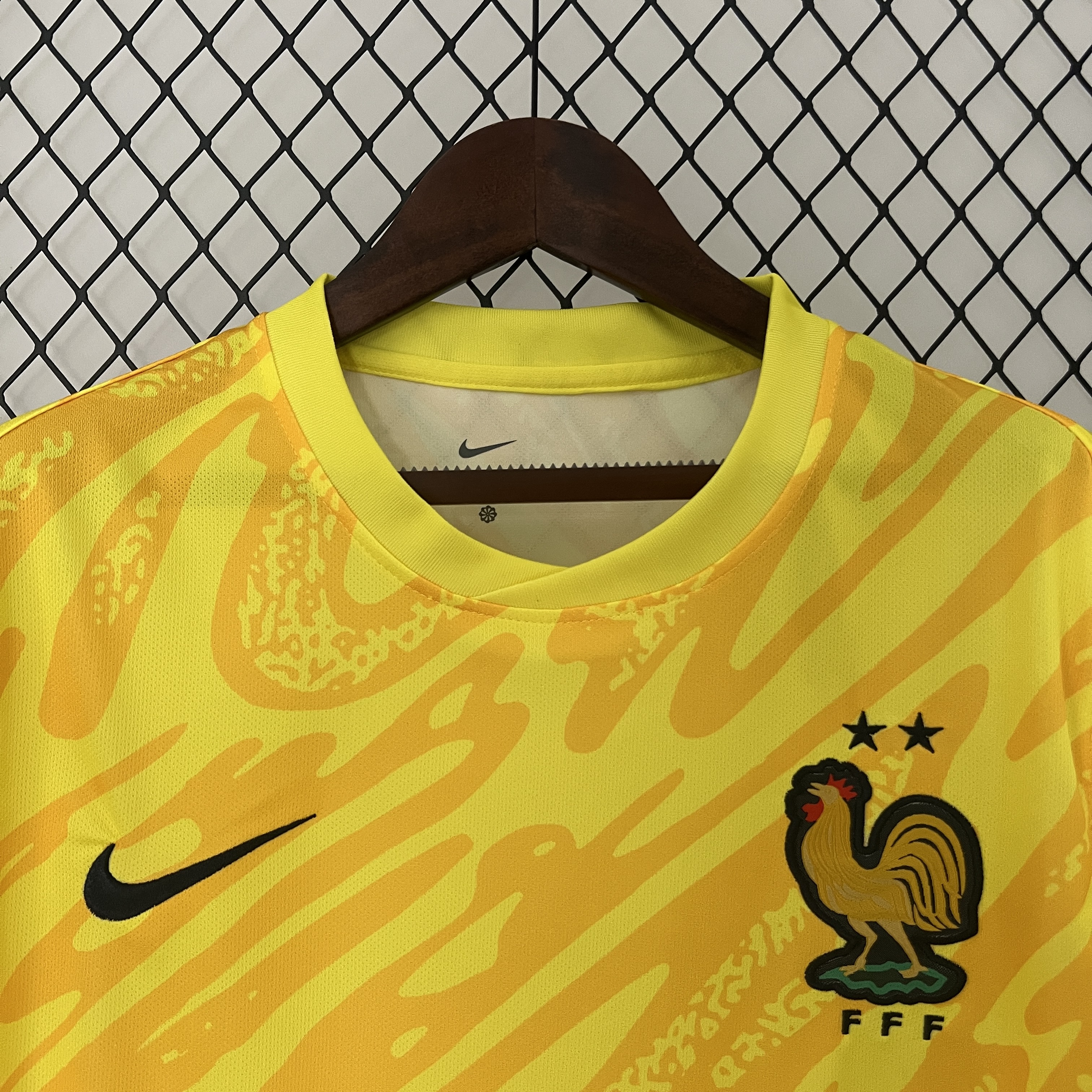 France 2024 Yellow Goalkeeper Jersey - Fans Version - SOCCERDEALSHOP