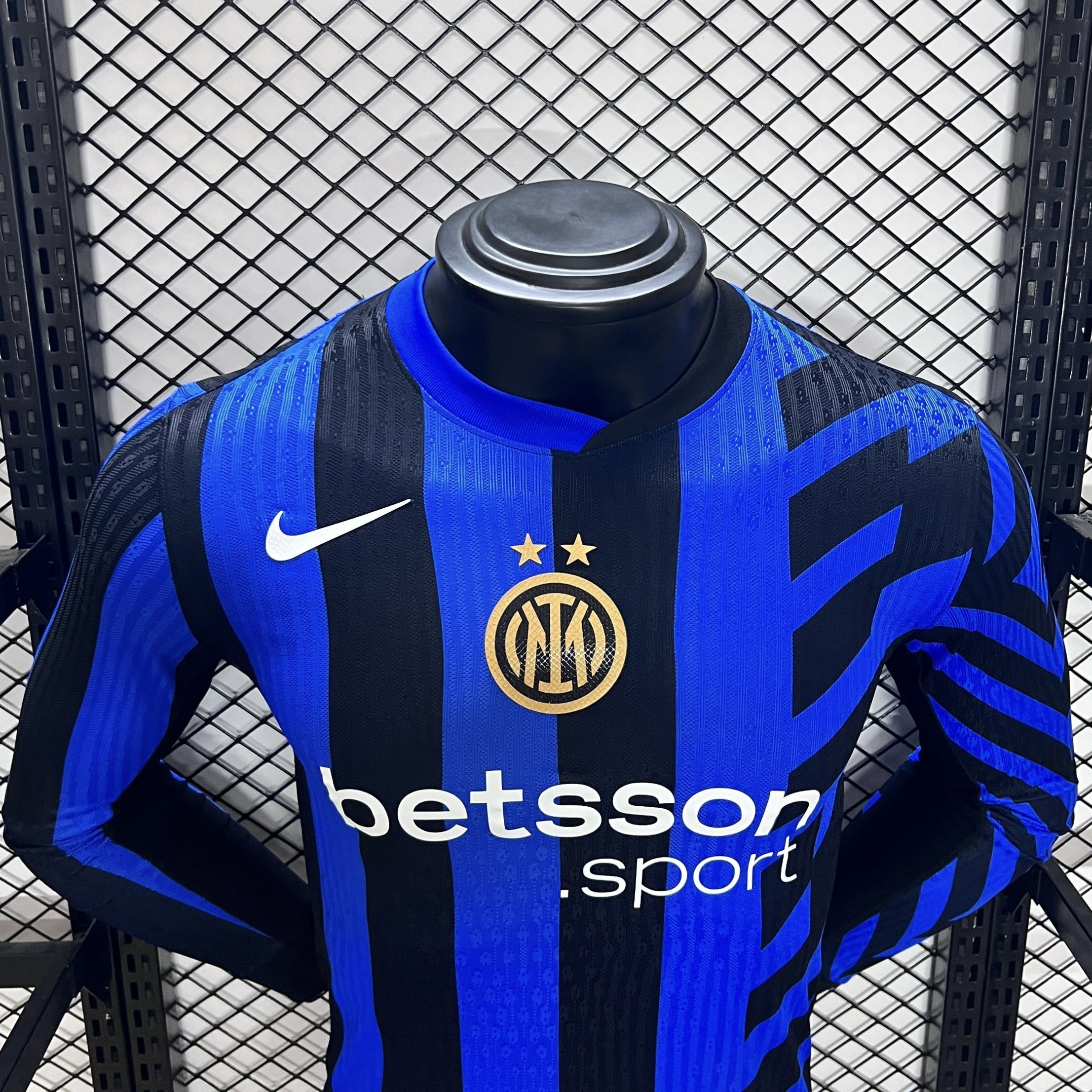 Inter Milan 24-25 Home Long Sleeve Jersey - Player Version - SOCCERDEALSHOP