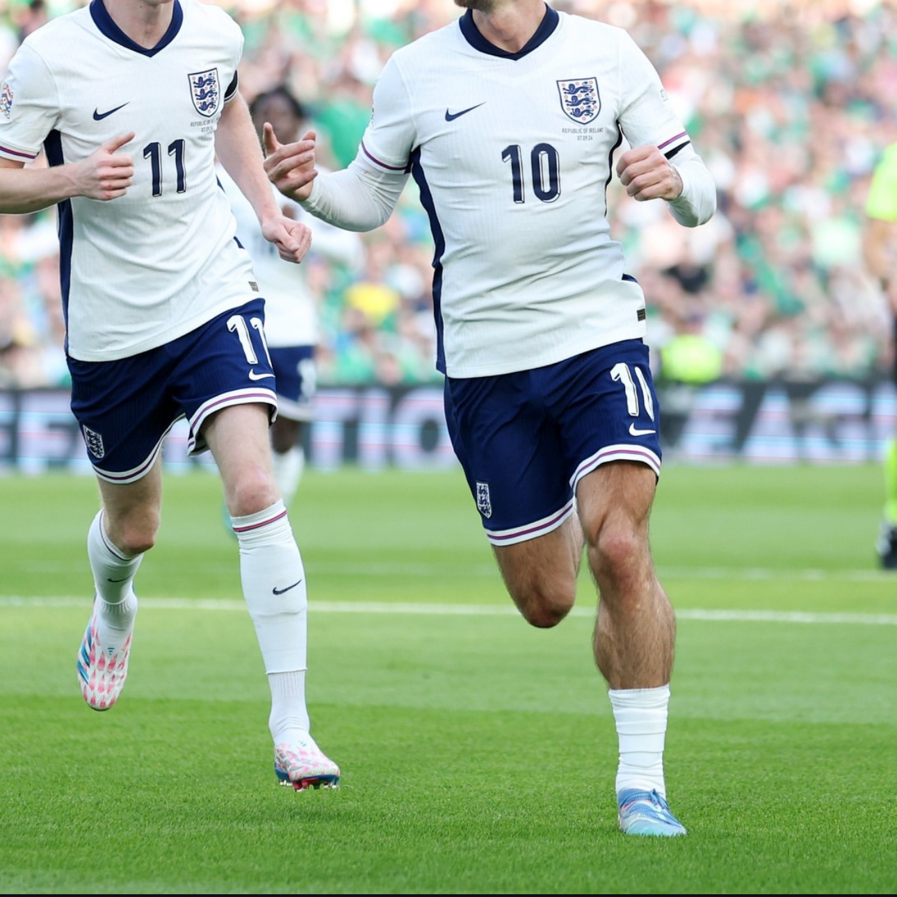 England 2024 Home Shorts - Player Version - SOCCERDEALSHOP