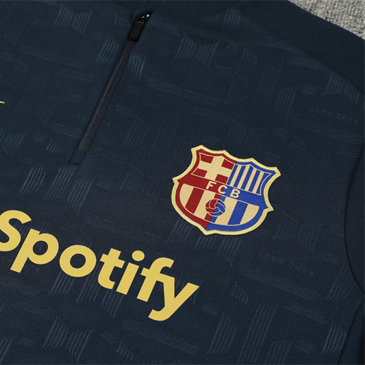 B.A.R.S.A 24-25 Long Sleeve Training Set - Deep Blue - SOCCERDEALSHOP