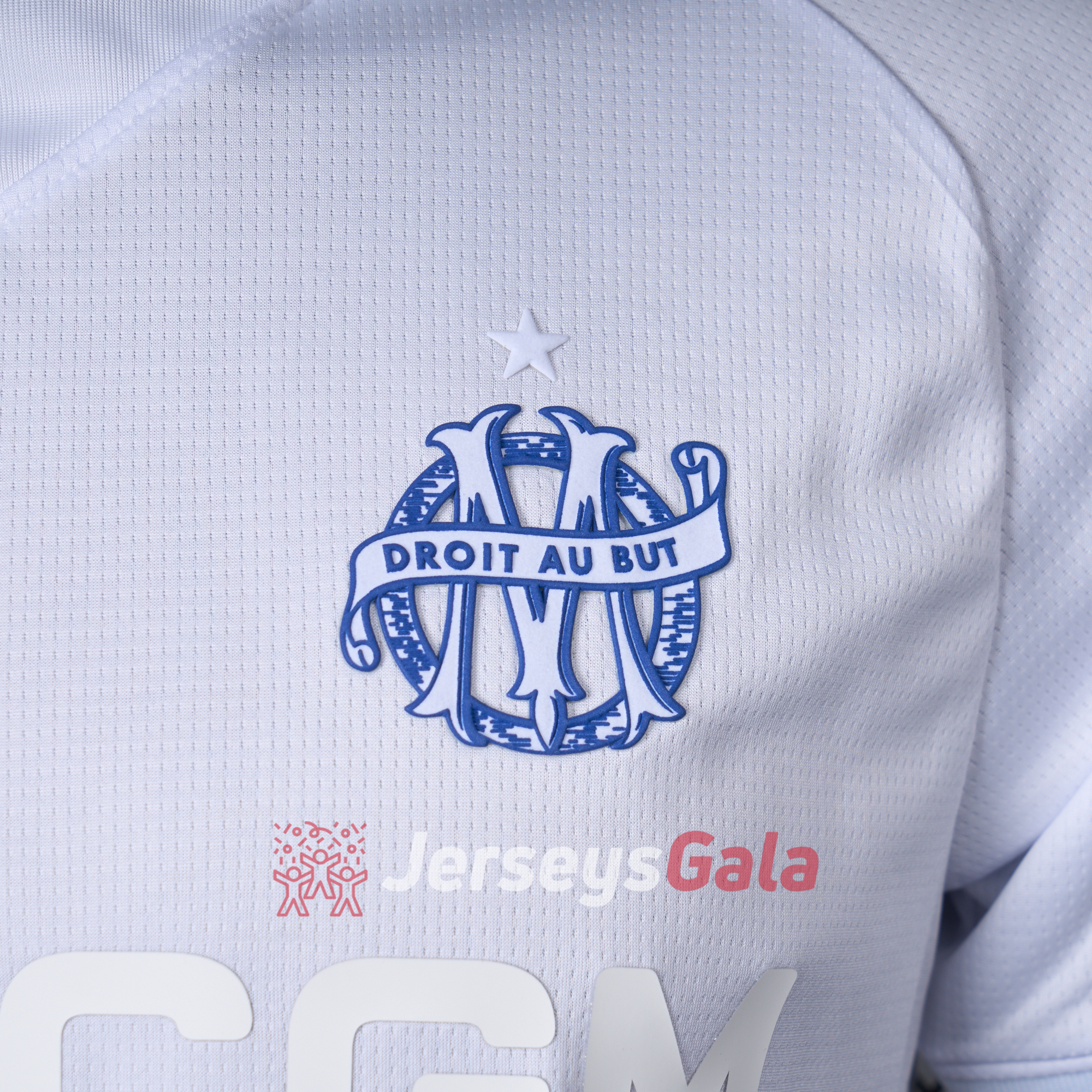 Marseille 24-25 125th Anniversary White Jersey - Player Version - SOCCERDEALSHOP