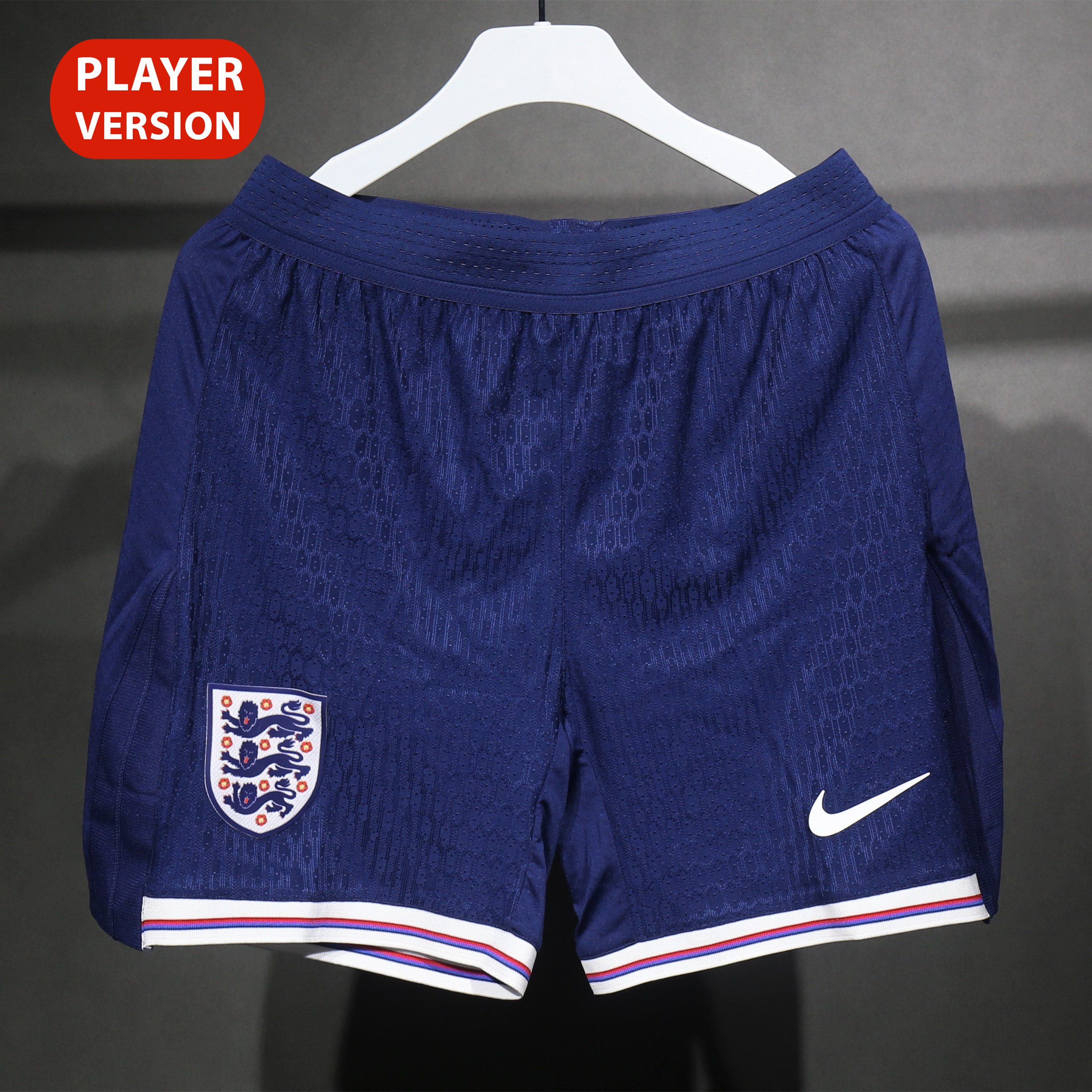 England 2024 Home Shorts - Player Version - SOCCERDEALSHOP