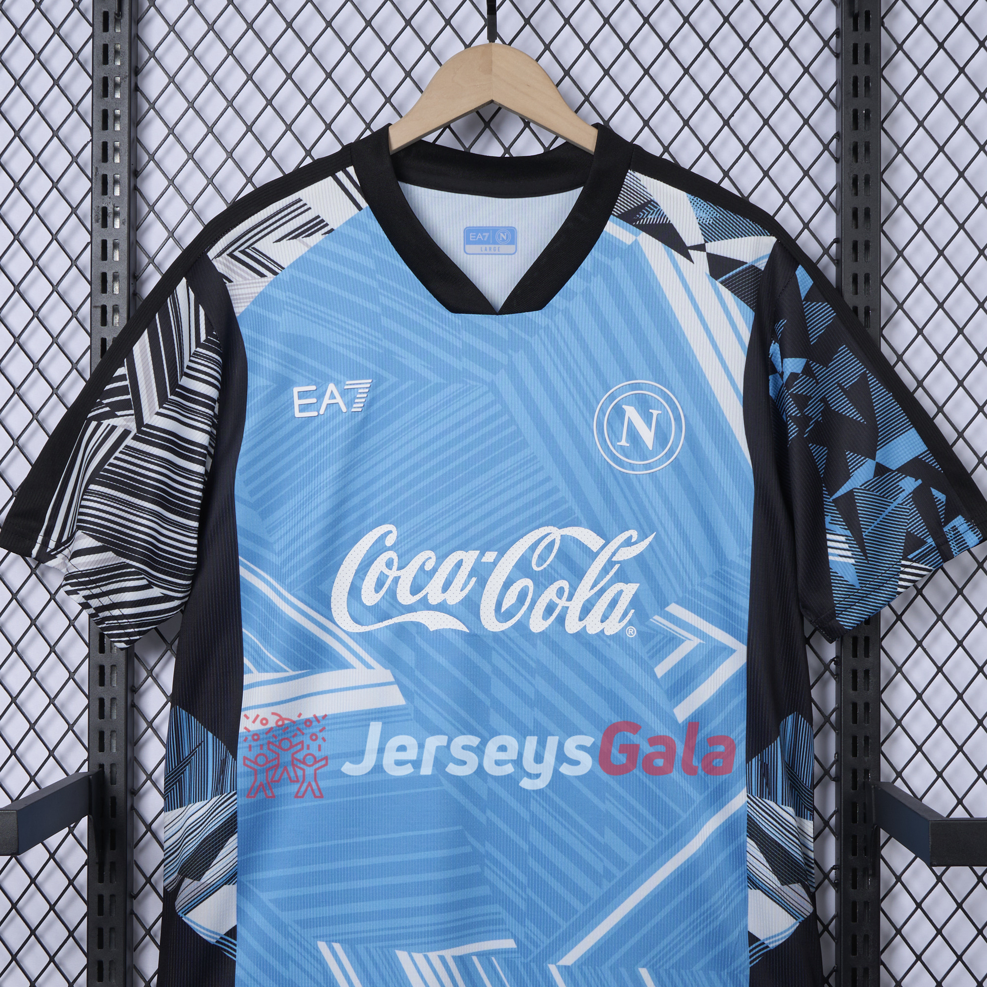 Napoli 24-25 Pre-Match Training Jersey - Fans Version - SOCCERDEALSHOP