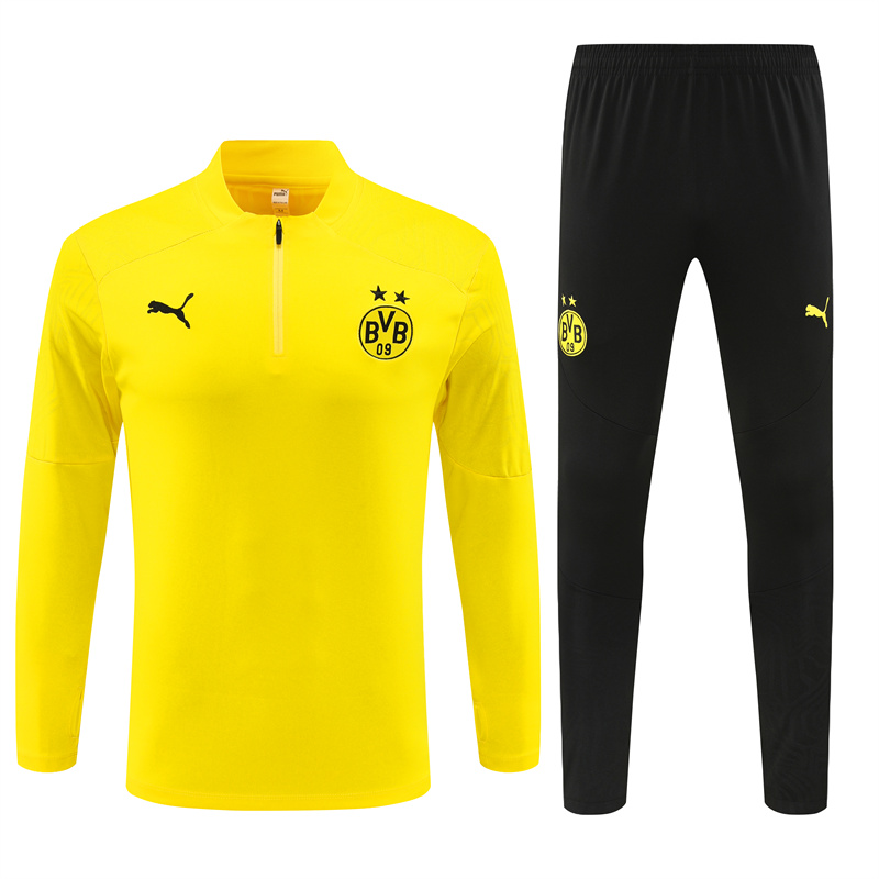 Dortmund 24-25 Long Sleeve Training Set - Yellow - SOCCERDEALSHOP