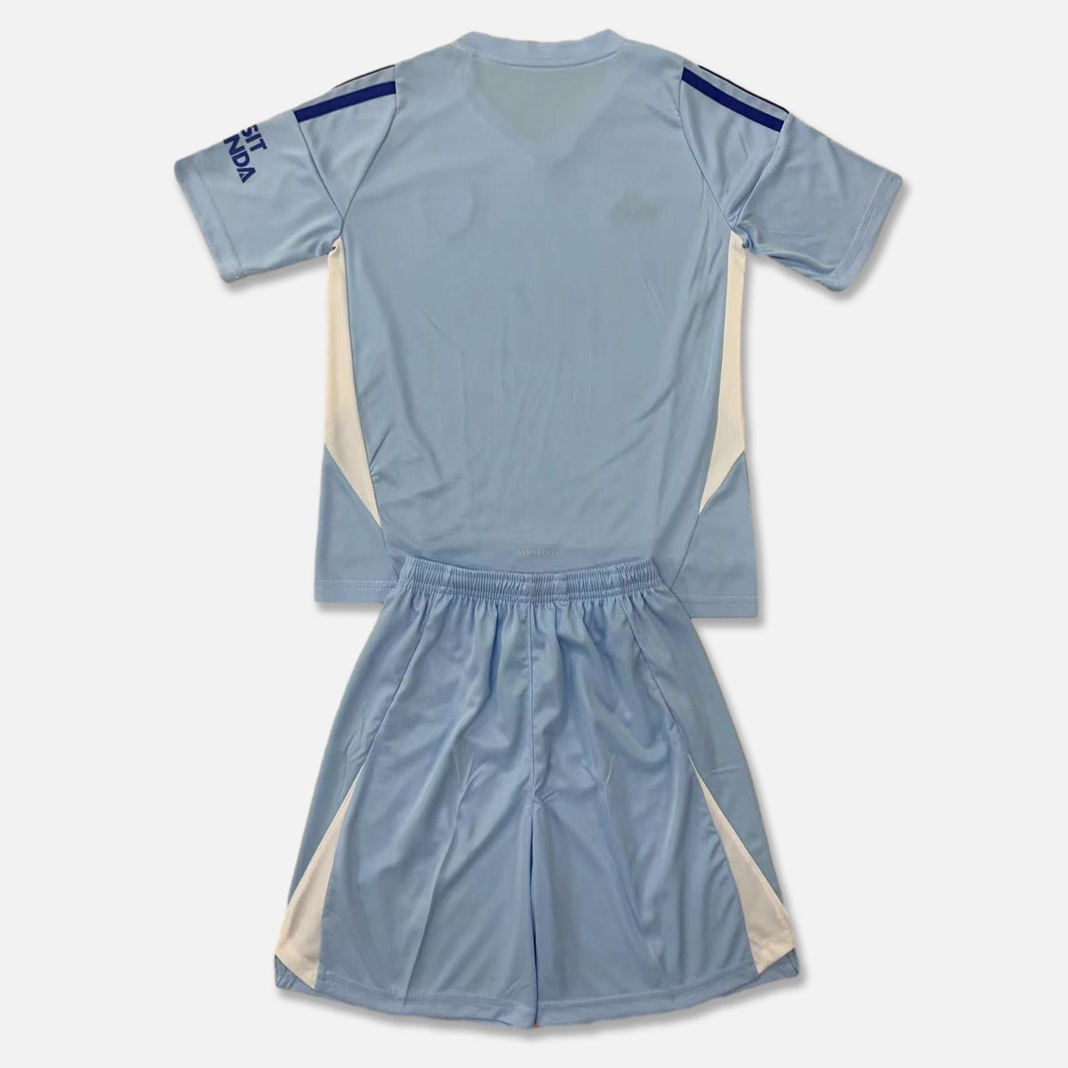 Arsenal 24-25 Lake Blue Goalkeeper Men's Adult Jersey Set - Fans Version - SOCCERDEALSHOP