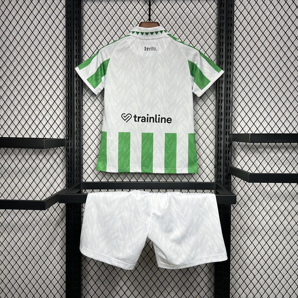 Real Betis 24-25 Home Stadium Kids Kit - SOCCERDEALSHOP