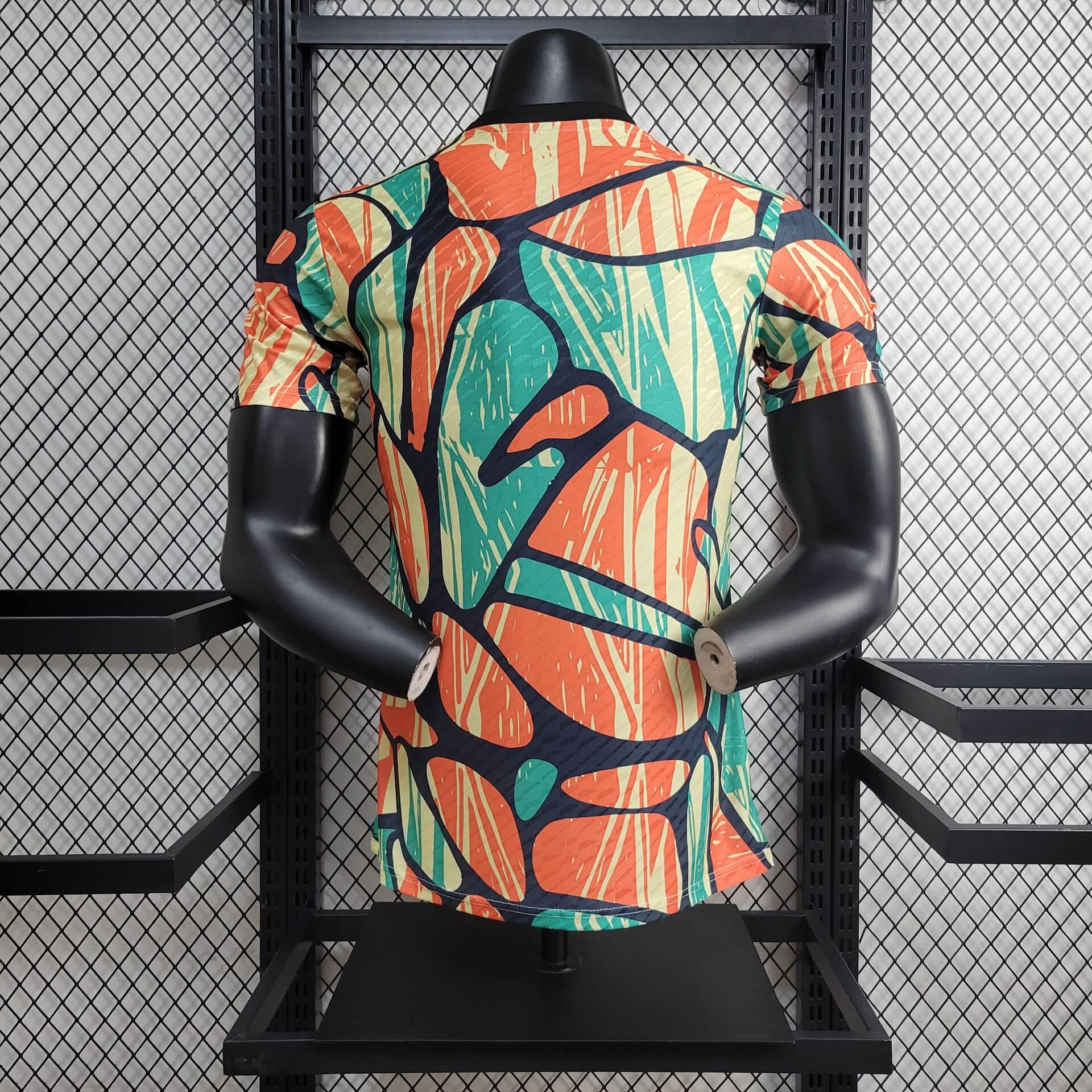 Arsenal 24-25 Red Green Pre-match Jersey - Player Version - SOCCERDEALSHOP