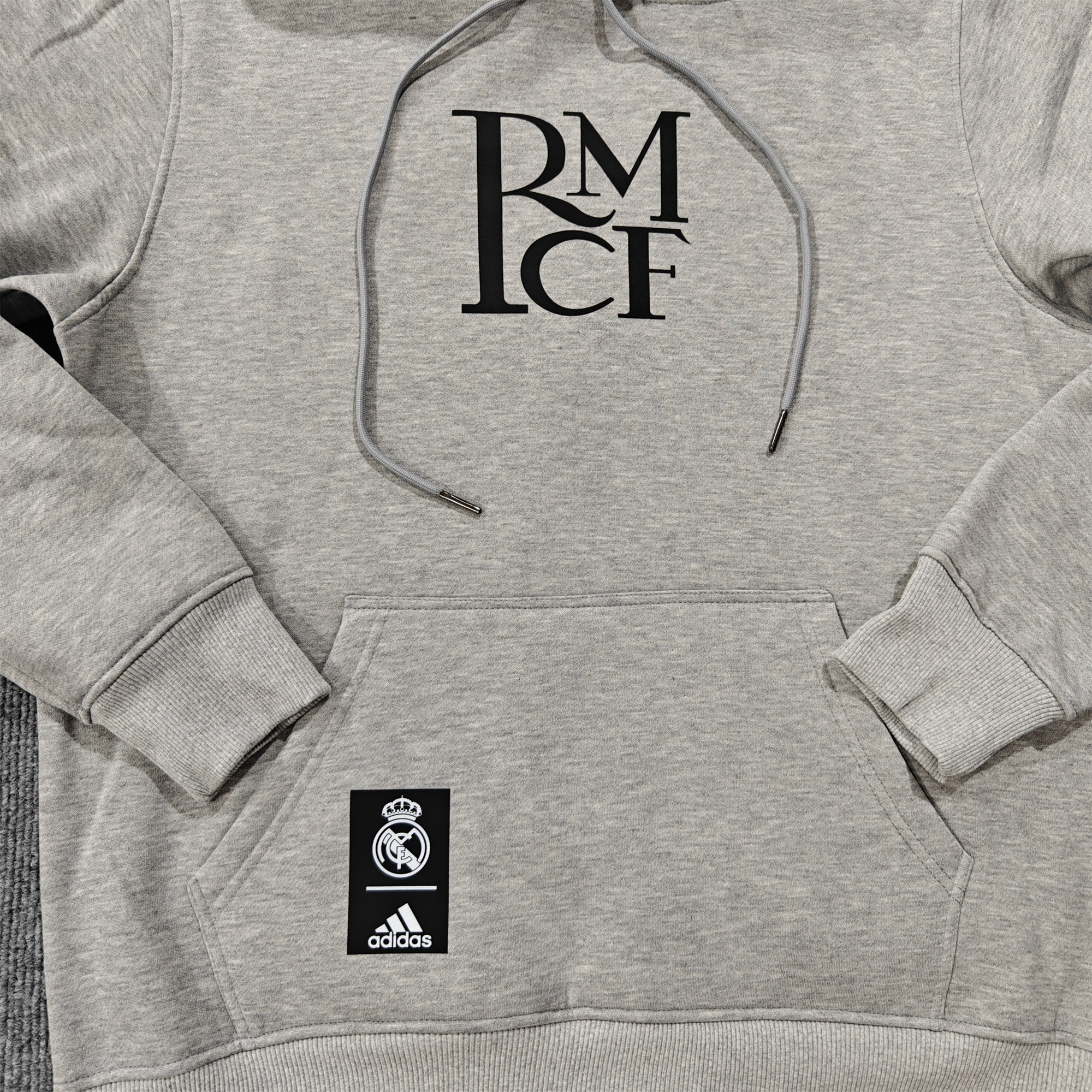 Real Madrid 24-25 RMCF Concept Hoodie - Grey - SOCCERDEALSHOP
