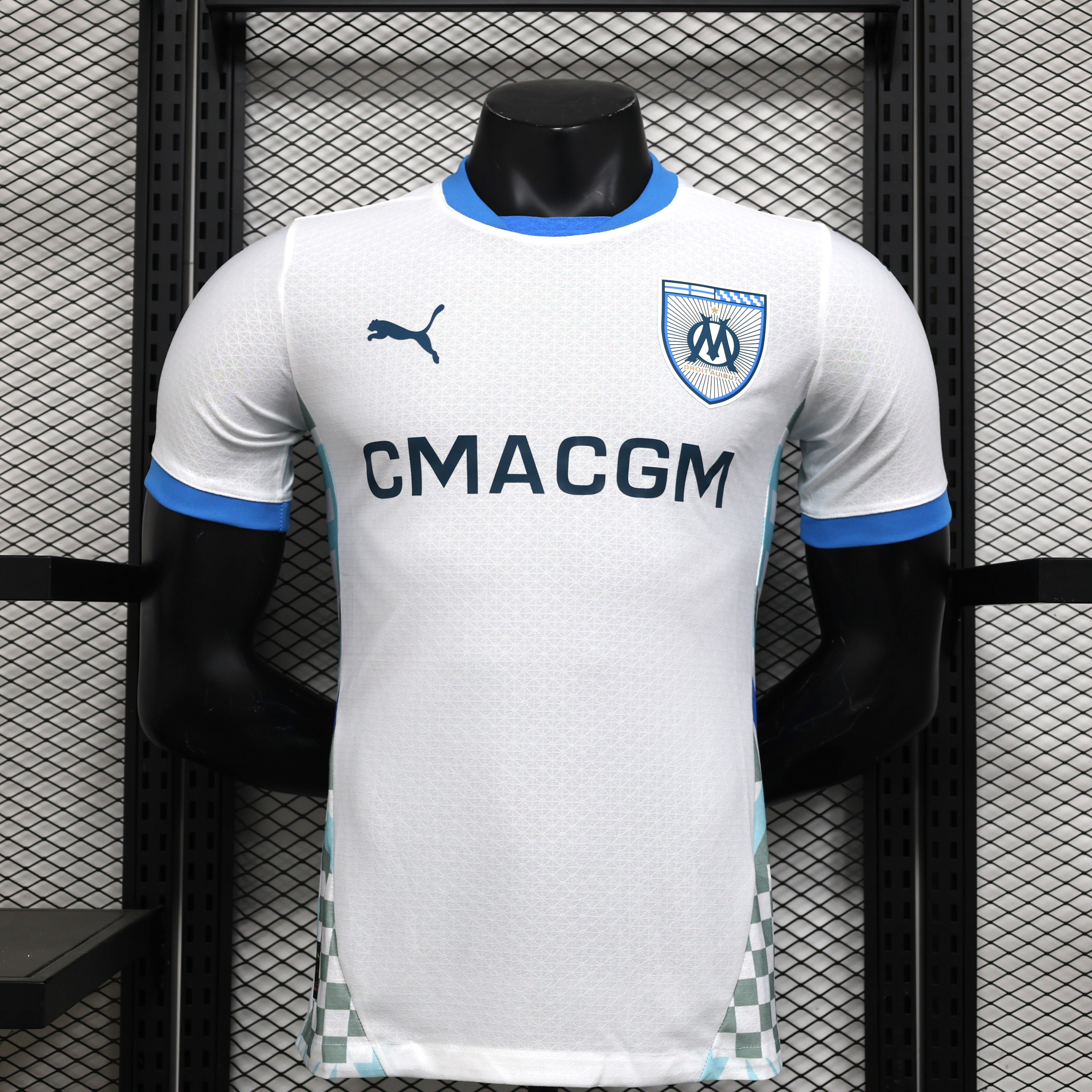 Marseille 24-25 Home Stadium Jersey - Player Version - SOCCERDEALSHOP