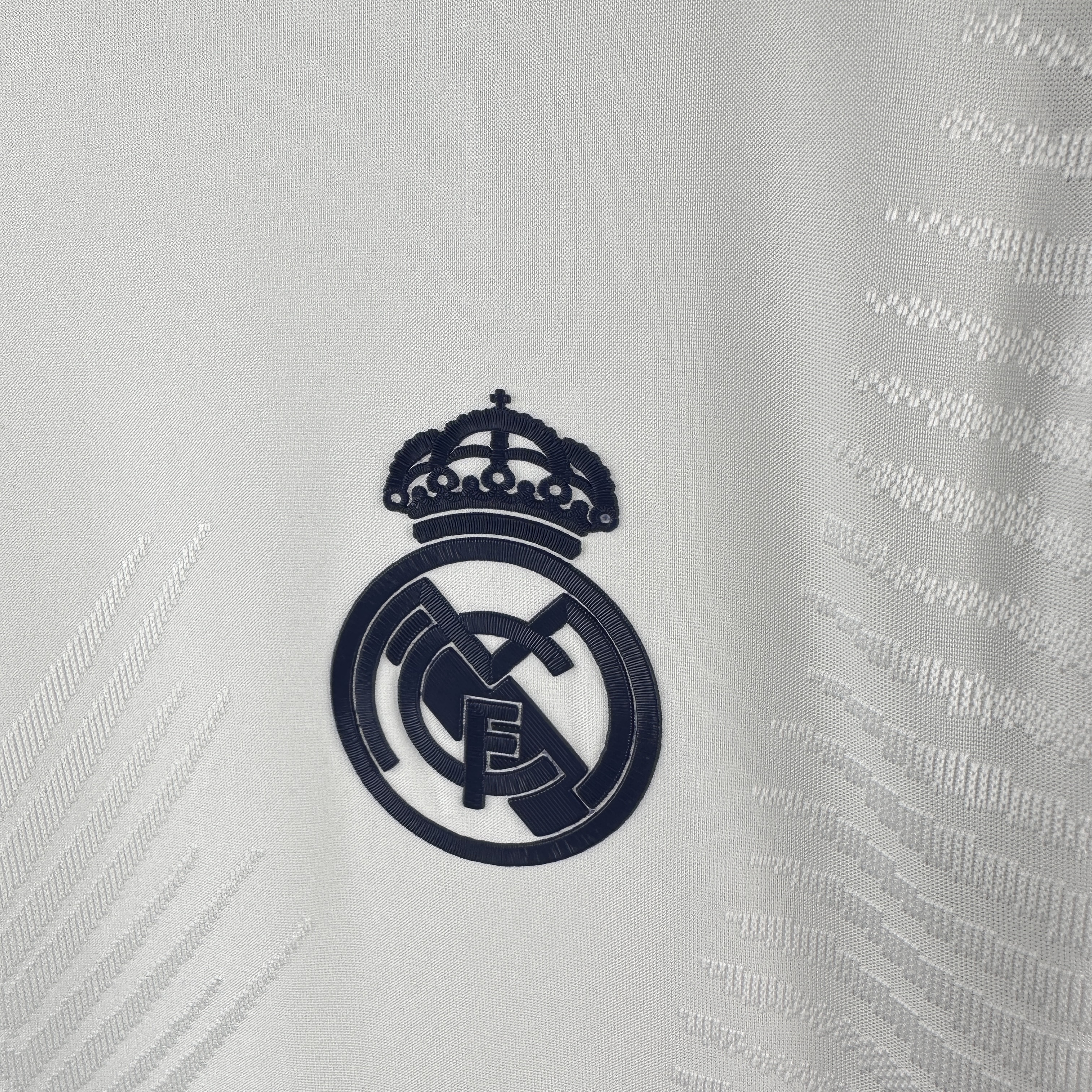 Real Madrid 24-25 White Pre-Match Training Jersey - Player Version - SOCCERDEALSHOP