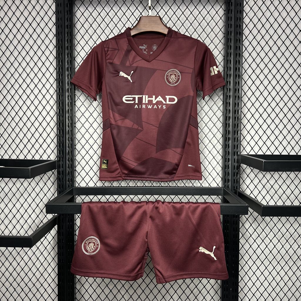 Manchester City 24-25 Third Kids Kit - SOCCERDEALSHOP