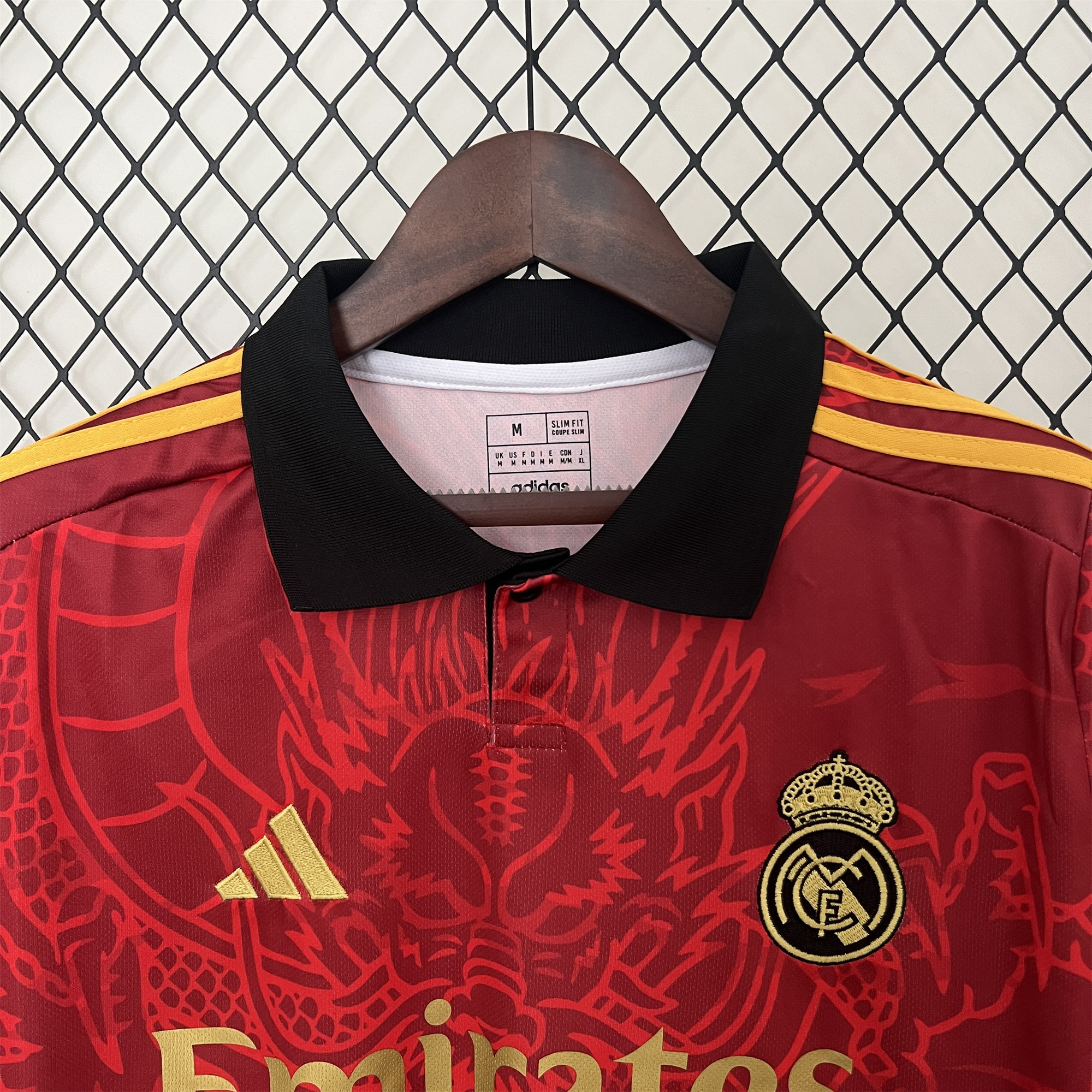 Real Madrid 24-25 Red Colorful Dragon Speical Jersey - Fans Version - SOCCERDEALSHOP