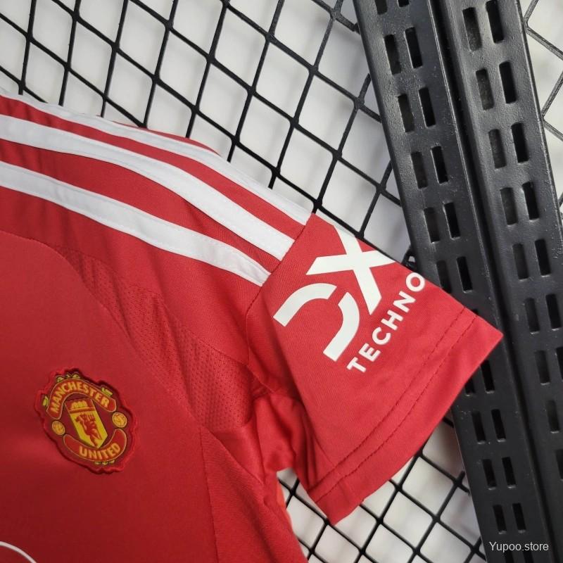 Women's Manchester United 24-25 Home Jersey - SOCCERDEALSHOP