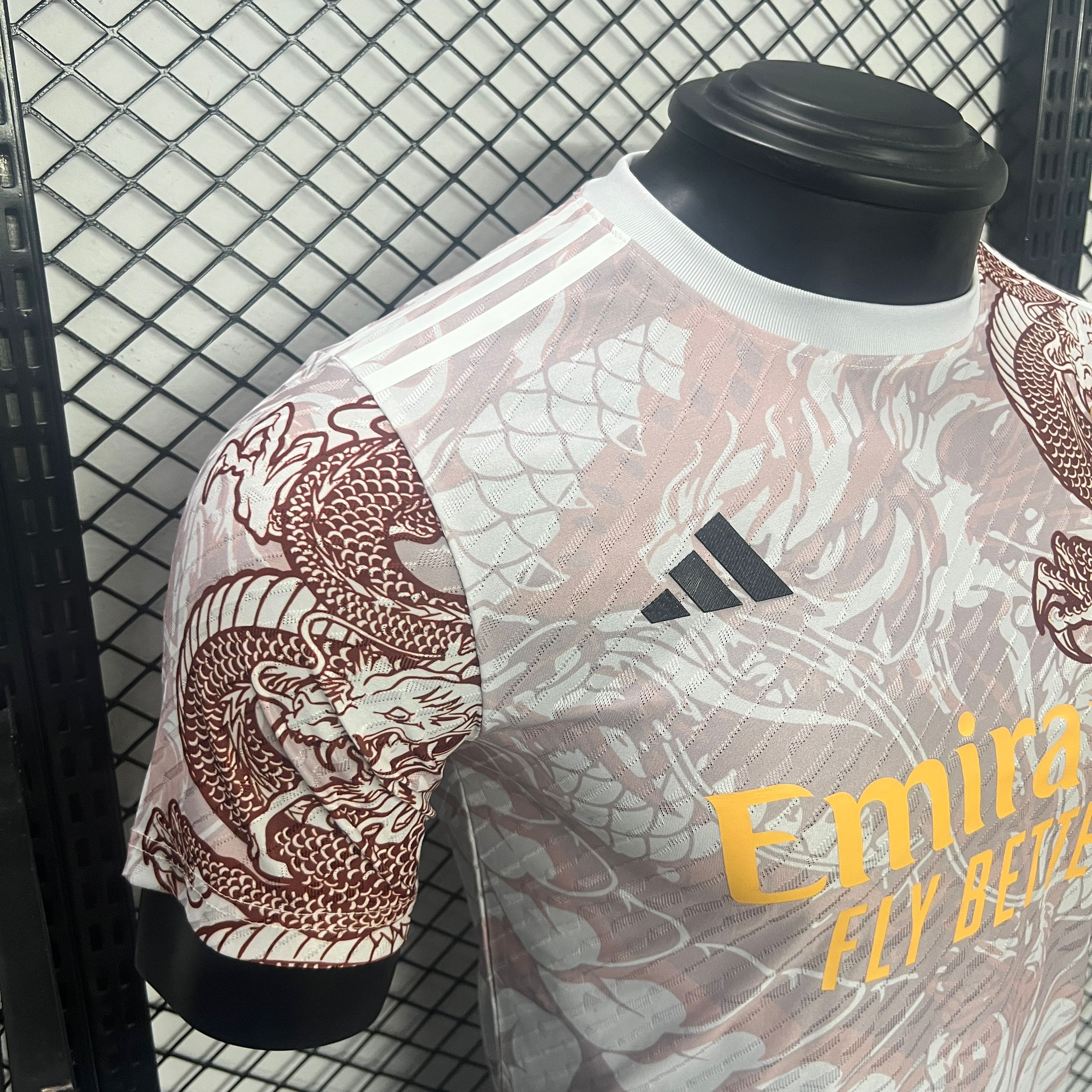 Real Madrid 24-25 Red Dragon Special Edition White Jersey - Player Version - SOCCERDEALSHOP