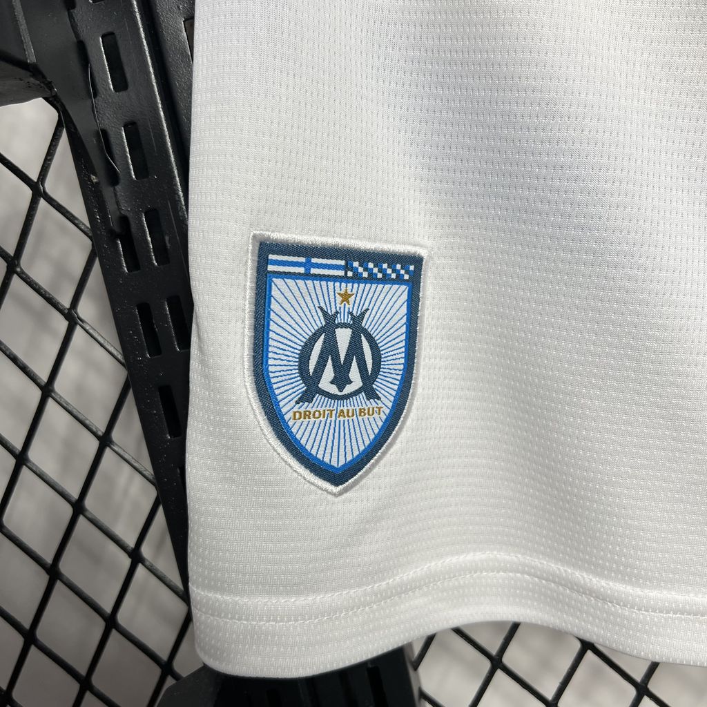 Marseille 24-25 Home Stadium Shorts - Fans Version - SOCCERDEALSHOP