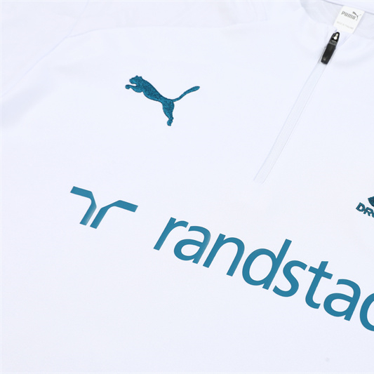 Marseille 24-25 Long Sleeve Training Set - White - SOCCERDEALSHOP