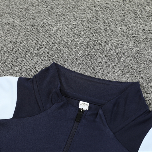 Real Madrid 24-25 Long Sleeve Training Set - Deep Blue - SOCCERDEALSHOP