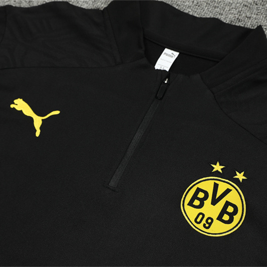 Dortmund 24-25 Long Sleeve Training Set - Black - SOCCERDEALSHOP