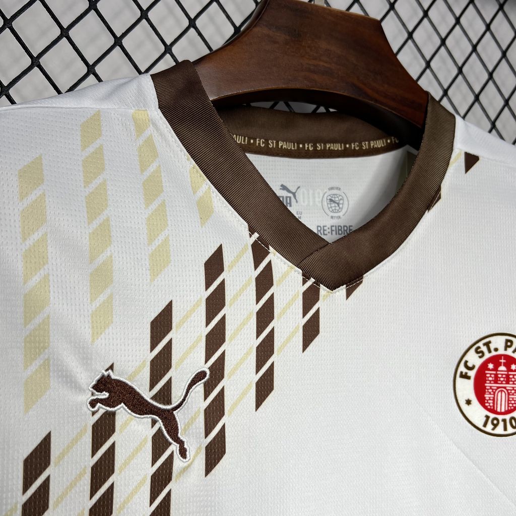 St. Pauli 24-25 Away Jersey - Fans Version - SOCCERDEALSHOP