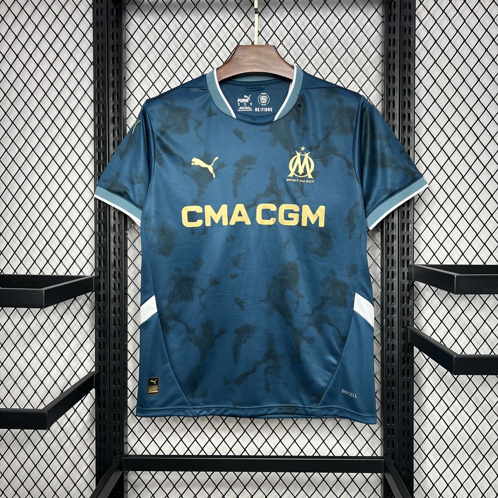 Marseille 24-25 Away Jersey - Fans Version - SOCCERDEALSHOP