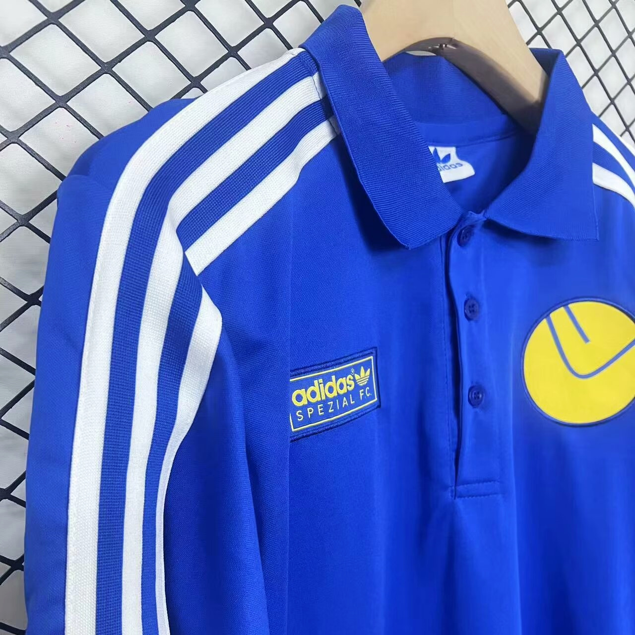 Leeds United 24-25 Spezial Collection Blue Long Sleeve Polo Shirts - SOCCERDEALSHOP