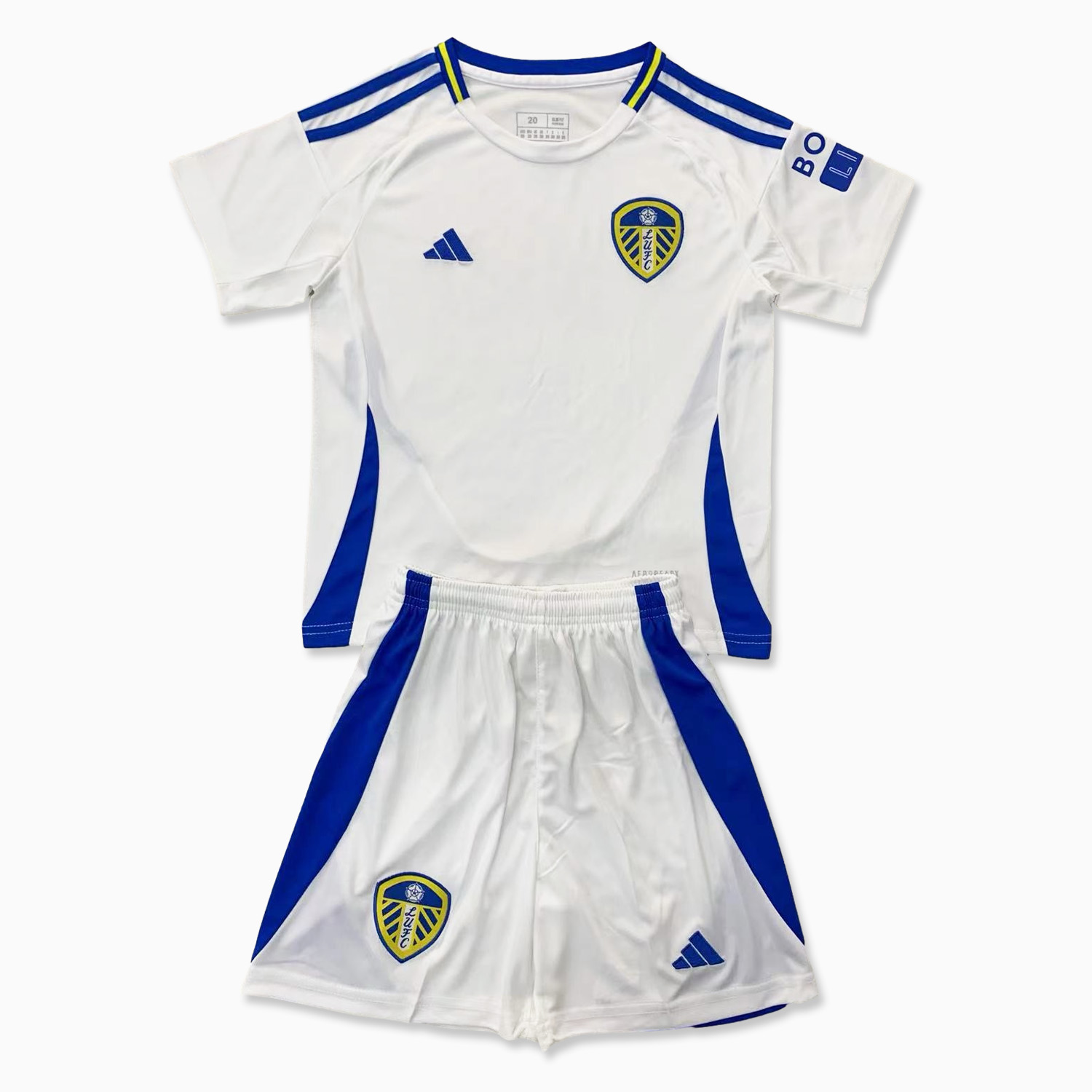 Leeds United 24-25 Home Kids Kit - SOCCERDEALSHOP