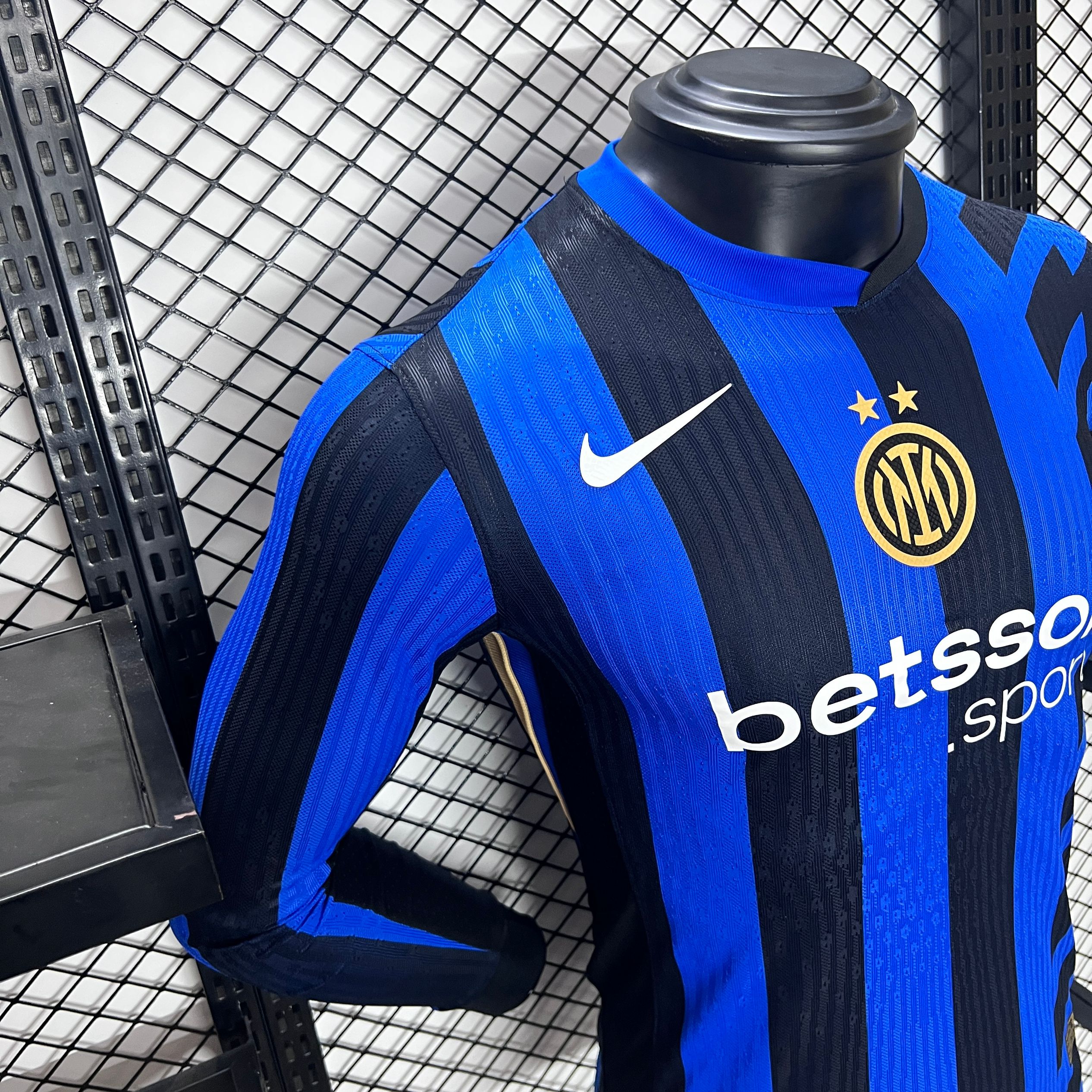 Inter Milan 24-25 Home Long Sleeve Jersey - Player Version - SOCCERDEALSHOP