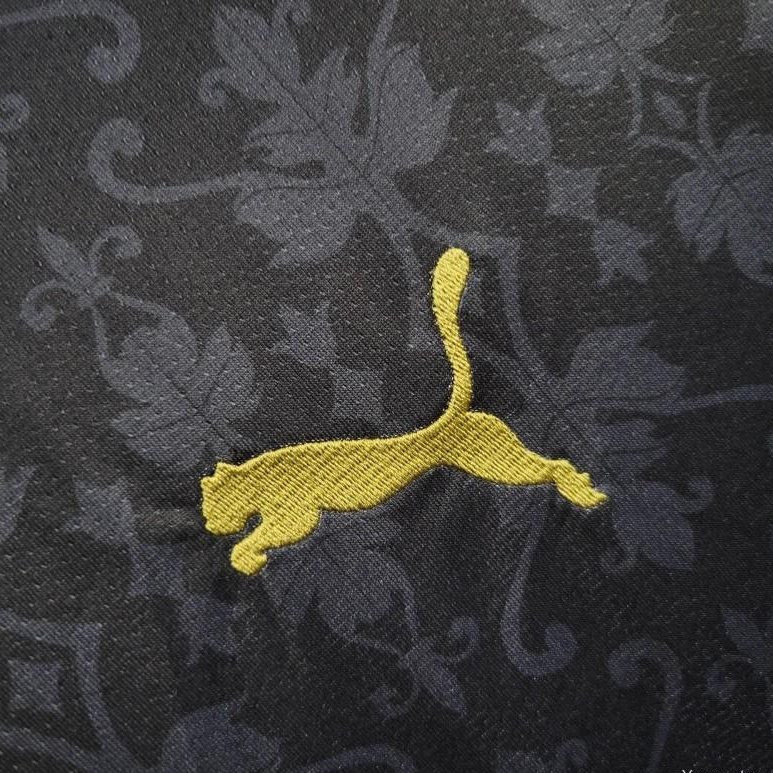 Valencia 24-25 Black Away Jersey - Fans Version - SOCCERDEALSHOP