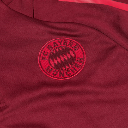Bayern Munich 24-25 Long Sleeve Training Set - Deep Red - SOCCERDEALSHOP