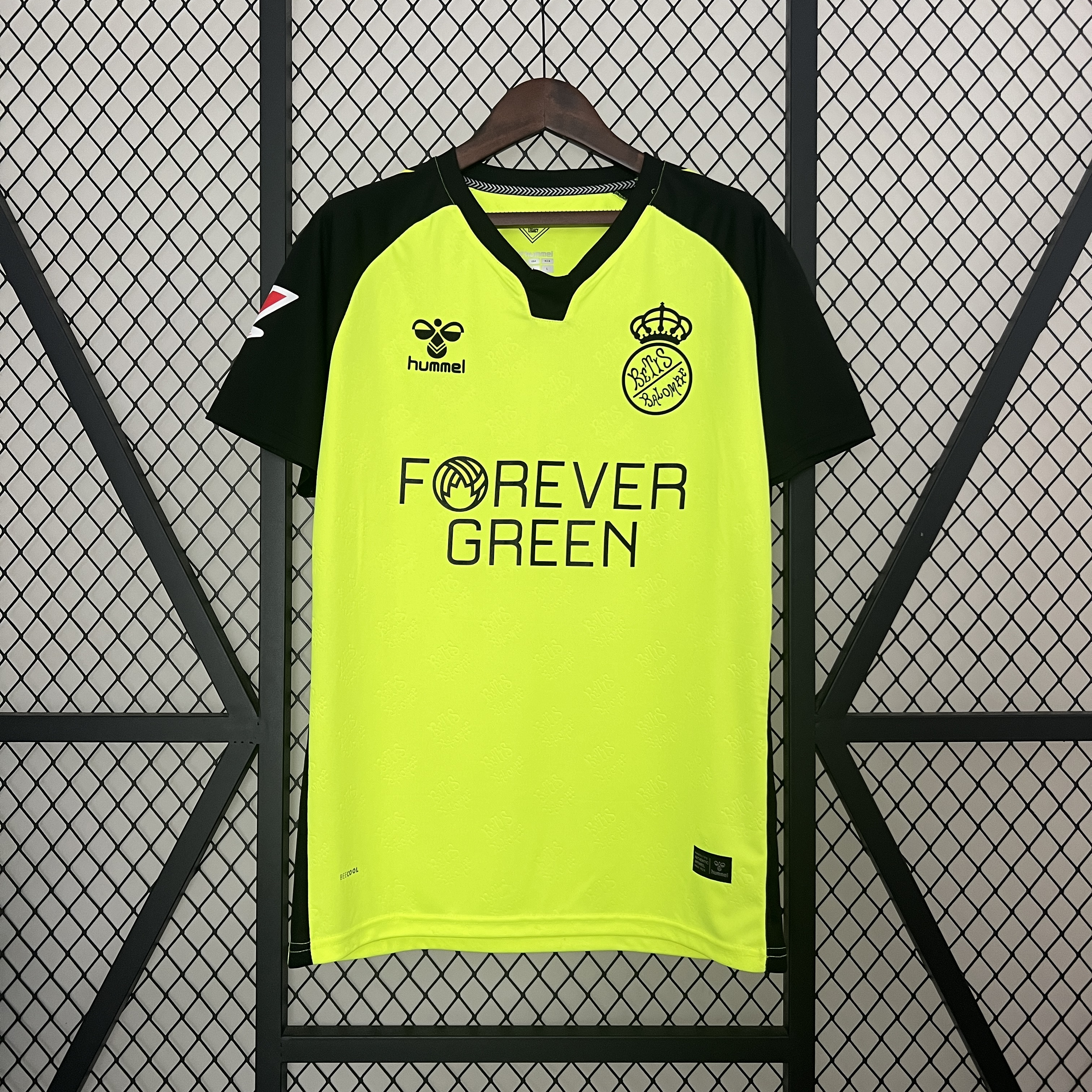 Real Betis 24-25 Away Jersey with Sponsor - Fans Version - SOCCERDEALSHOP