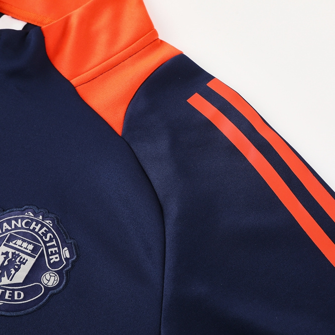 Manchester United 24-25 Jacket Training Tracksuit - Royal Blue - SOCCERDEALSHOP