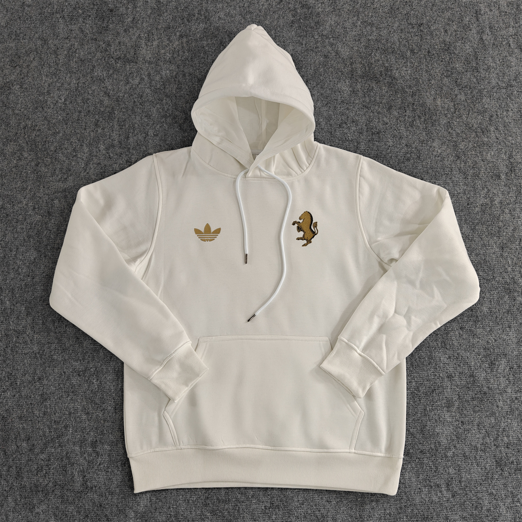 Juventus 24-25 Vintage Style Hoodie - Off White - SOCCERDEALSHOP