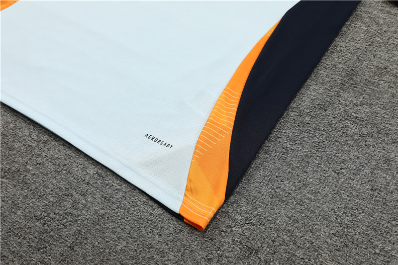 Real Madrid 24-25 Short-Sleeve Training Kids Kit - Light Blue - SOCCERDEALSHOP