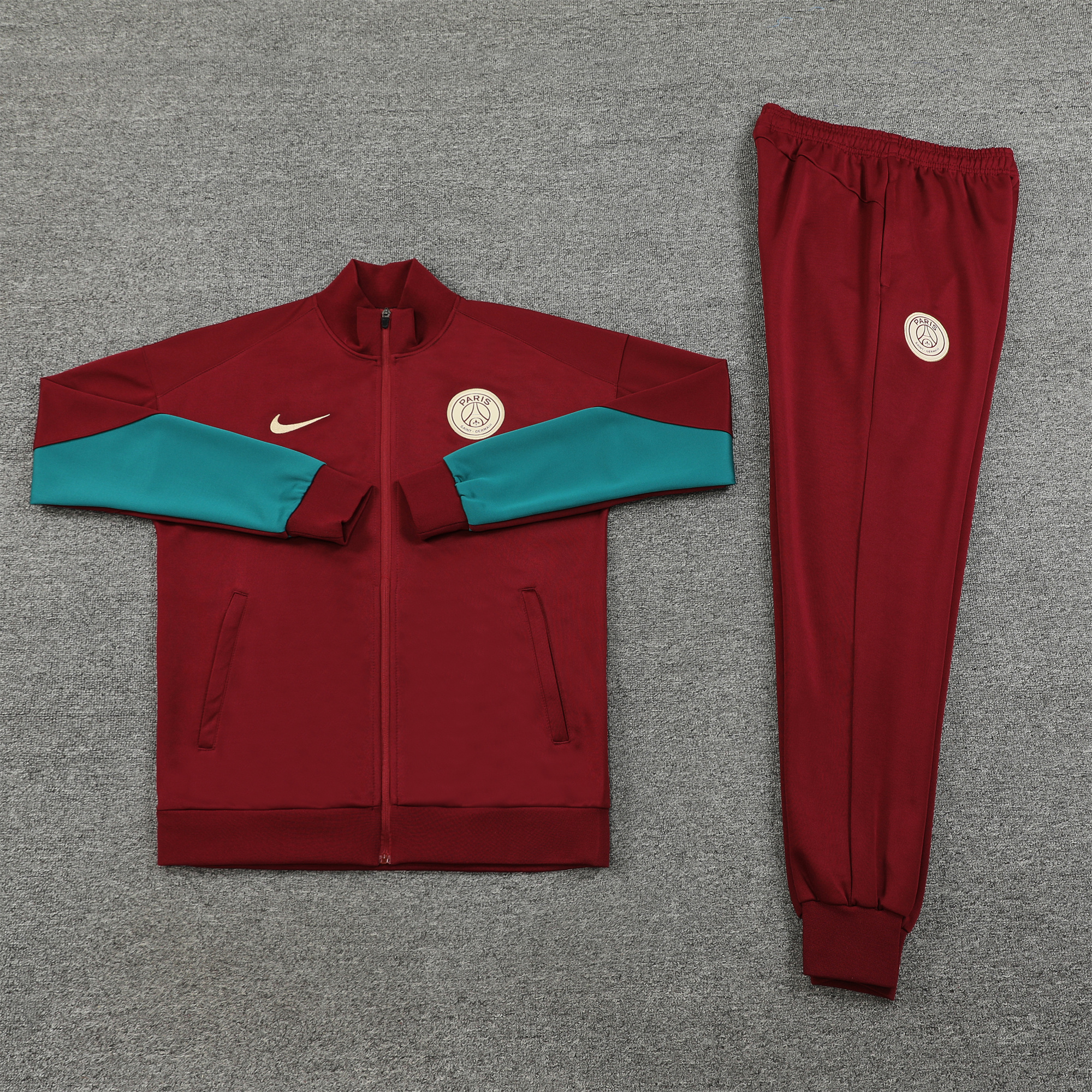 Paris Saint-Germain PSG 24-25 Jacket Training Tracksuit - Maroon - SOCCERDEALSHOP