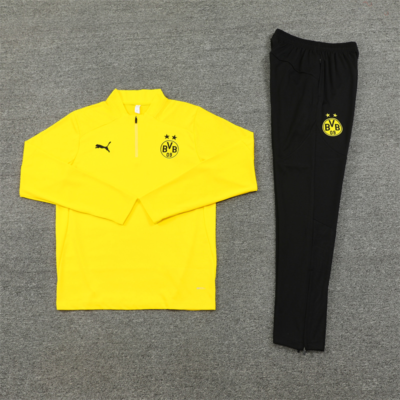 Dortmund 24-25 Long Sleeve Training Set - Yellow - SOCCERDEALSHOP
