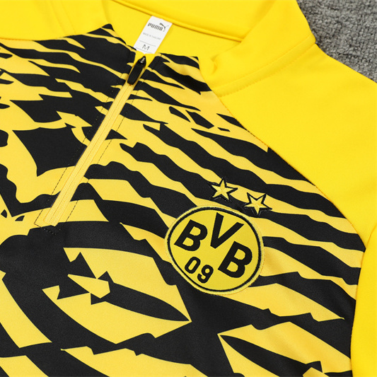 Dortmund 24-25 Long Sleeve Training Set - Yellow Camouflage - SOCCERDEALSHOP