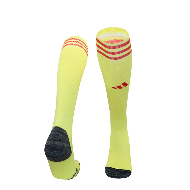 Arsenal 24-25 Goalkeeper GK Socks - Yellow - SOCCERDEALSHOP