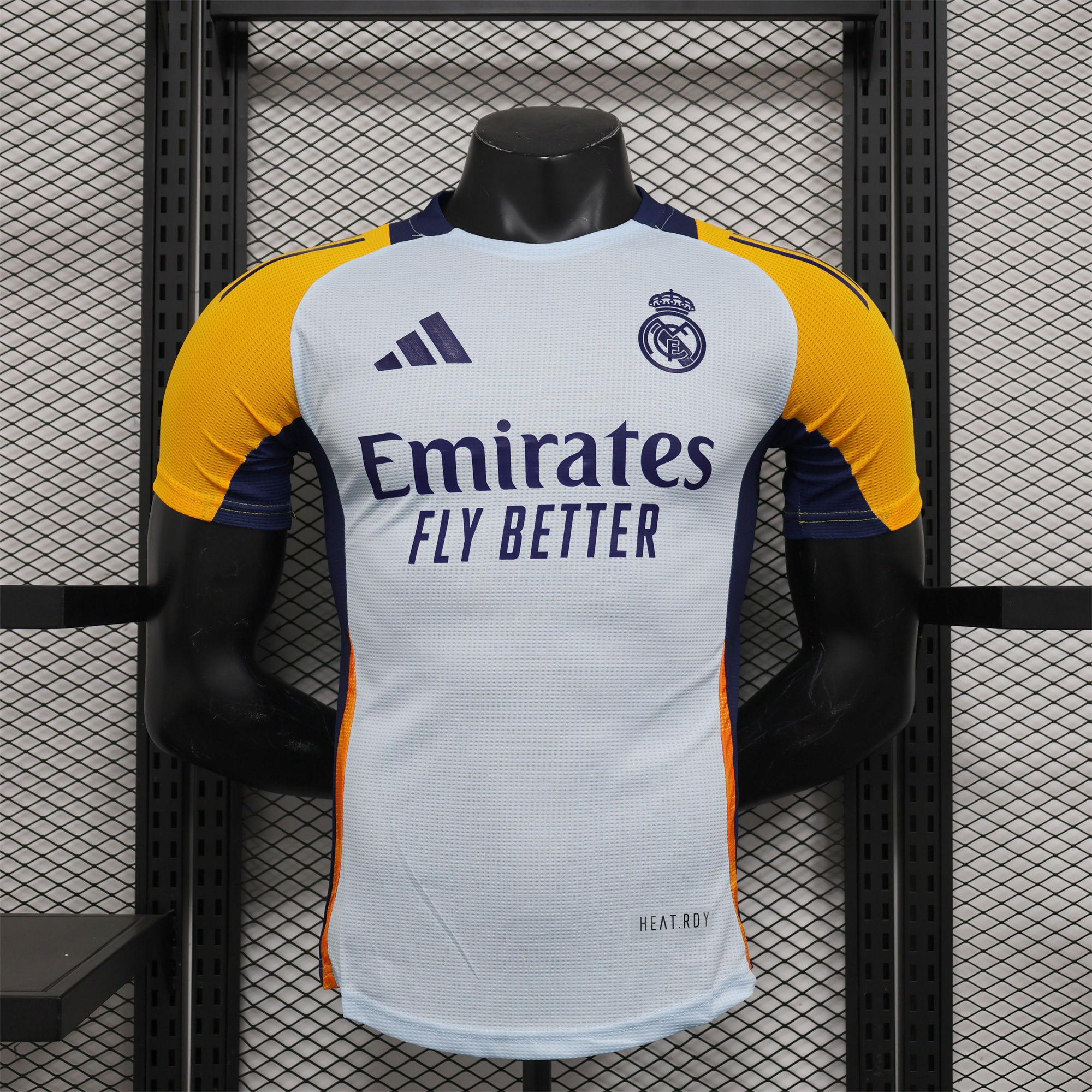 Real Madrid 24-25 Blue Pre-Match Jersey - Player Version - SOCCERDEALSHOP