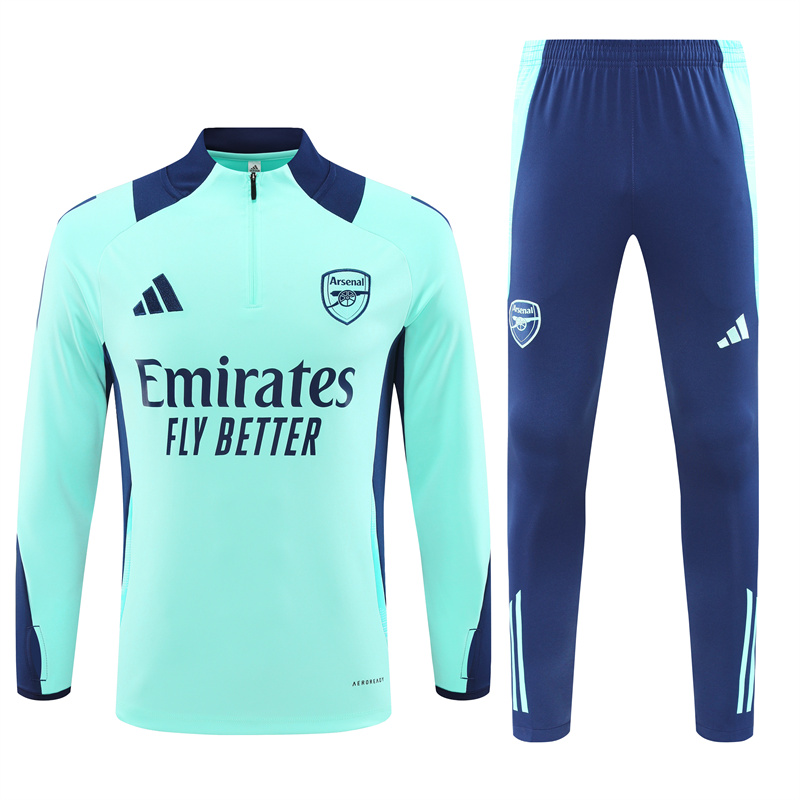 Arsenal 24-25 Long Sleeve Training Set - Lake Blue - SOCCERDEALSHOP