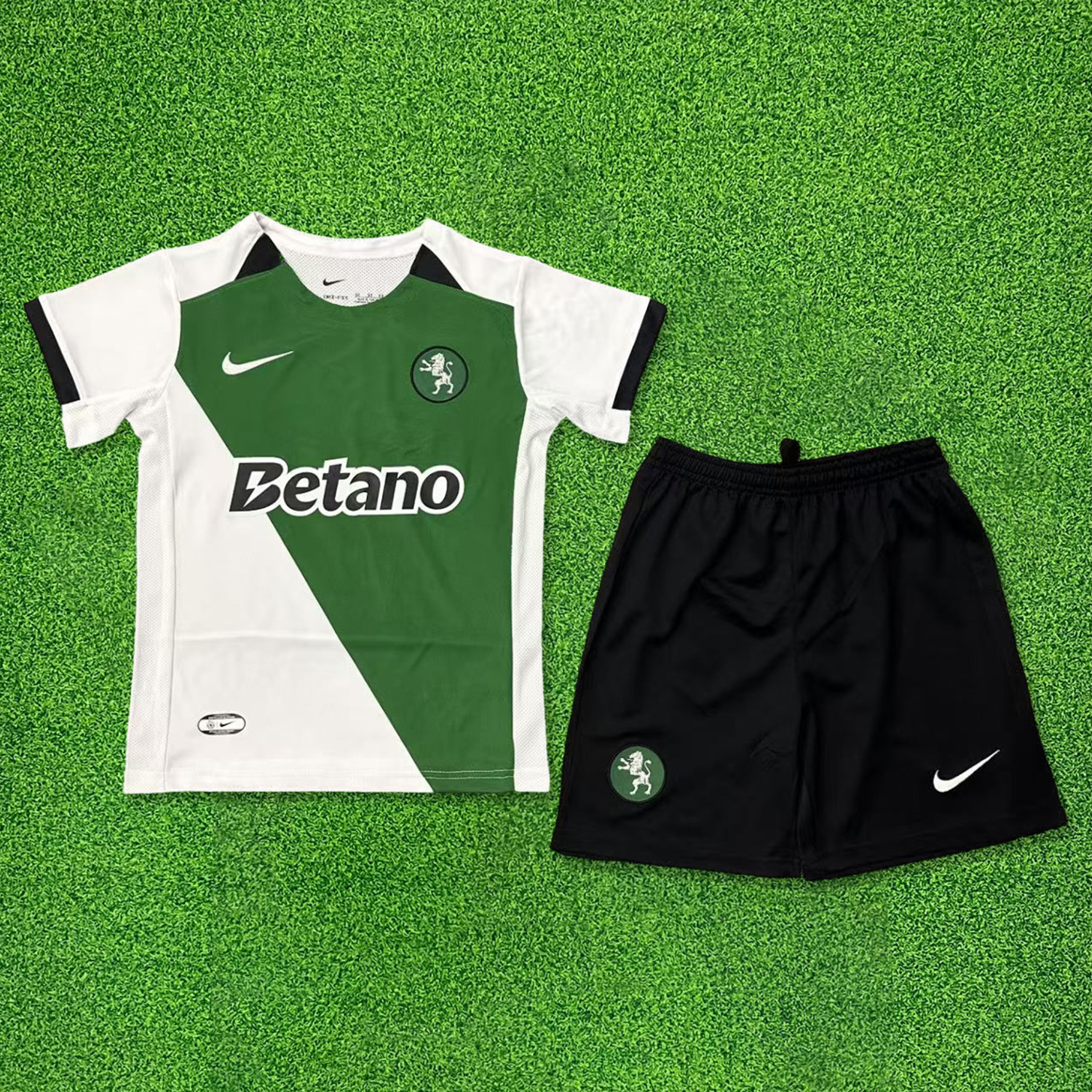 Sporting CP Portugal 24-25 Stromp Special Edition Kids Kit with Chest Patch - SOCCERDEALSHOP