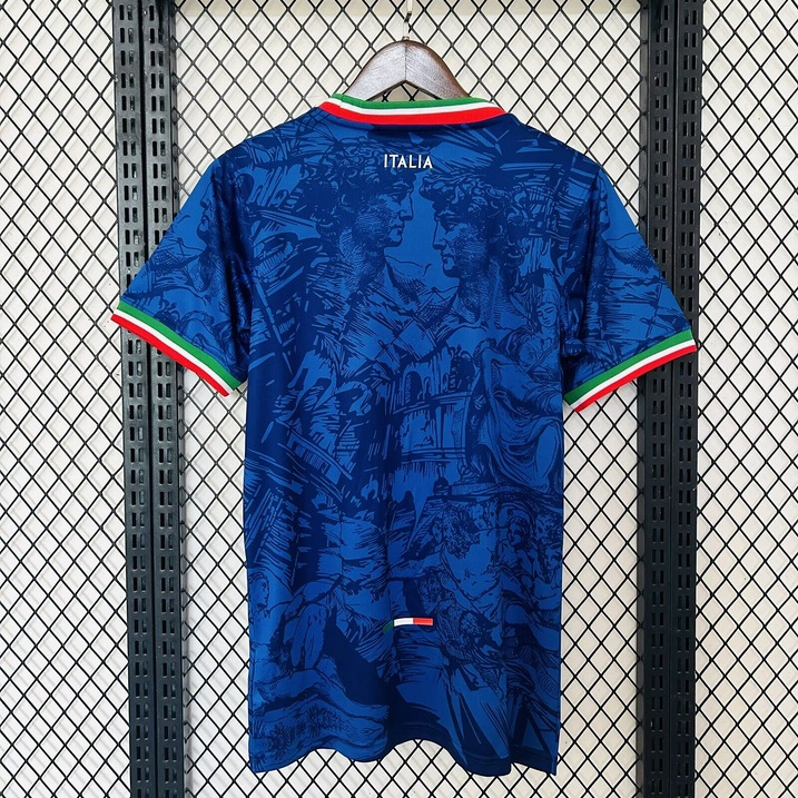 Italy 2024 Blue Special Edition Jersey - Fans Version - SOCCERDEALSHOP