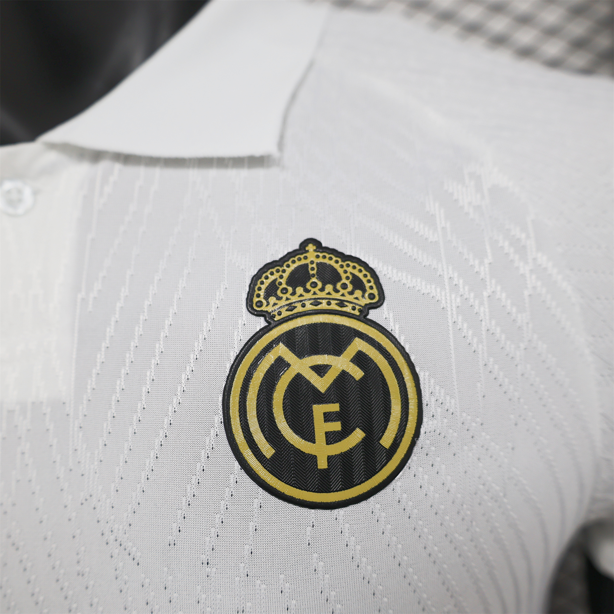 Real Madrid 24-25 White & Black Loong Special Edition Jersey - Player Version - SOCCERDEALSHOP