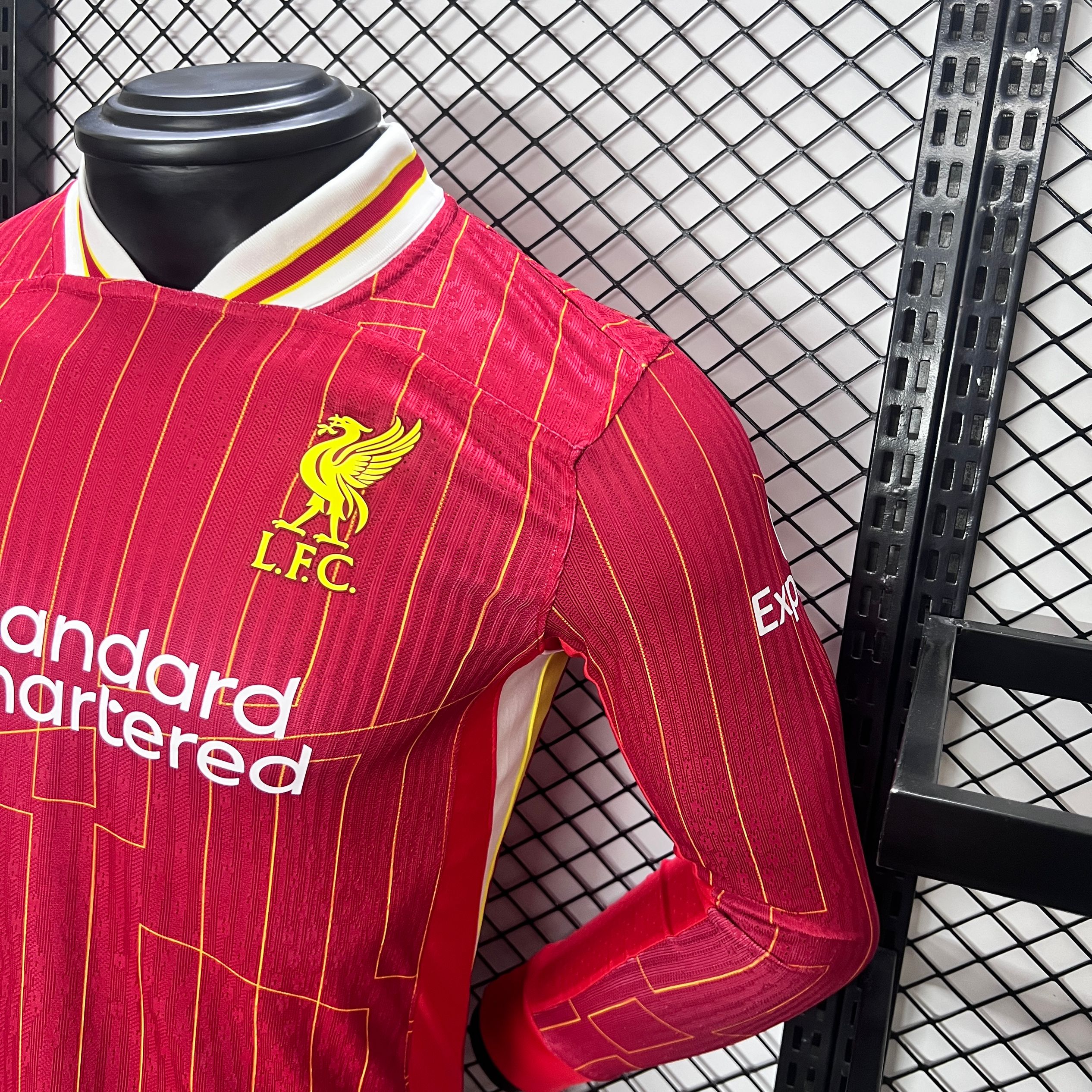 Liver.pool 24-25 Home Long Sleeve Jersey - Player Version - SOCCERDEALSHOP