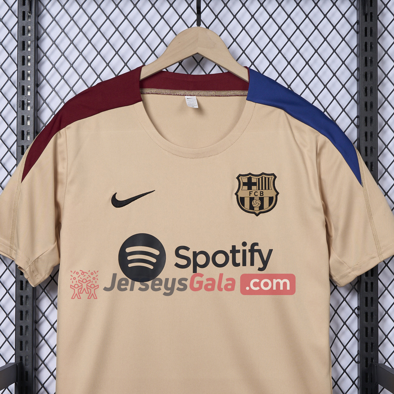 B.A.R.S.A 24-25 Frick Same Style Coach Training Shirt - Gold - SOCCERDEALSHOP