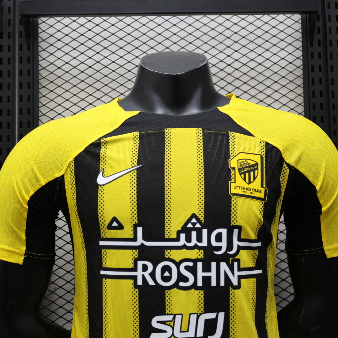 Al Ittihad Jeddah United 24-25 Home Jersey - Player Version - SOCCERDEALSHOP