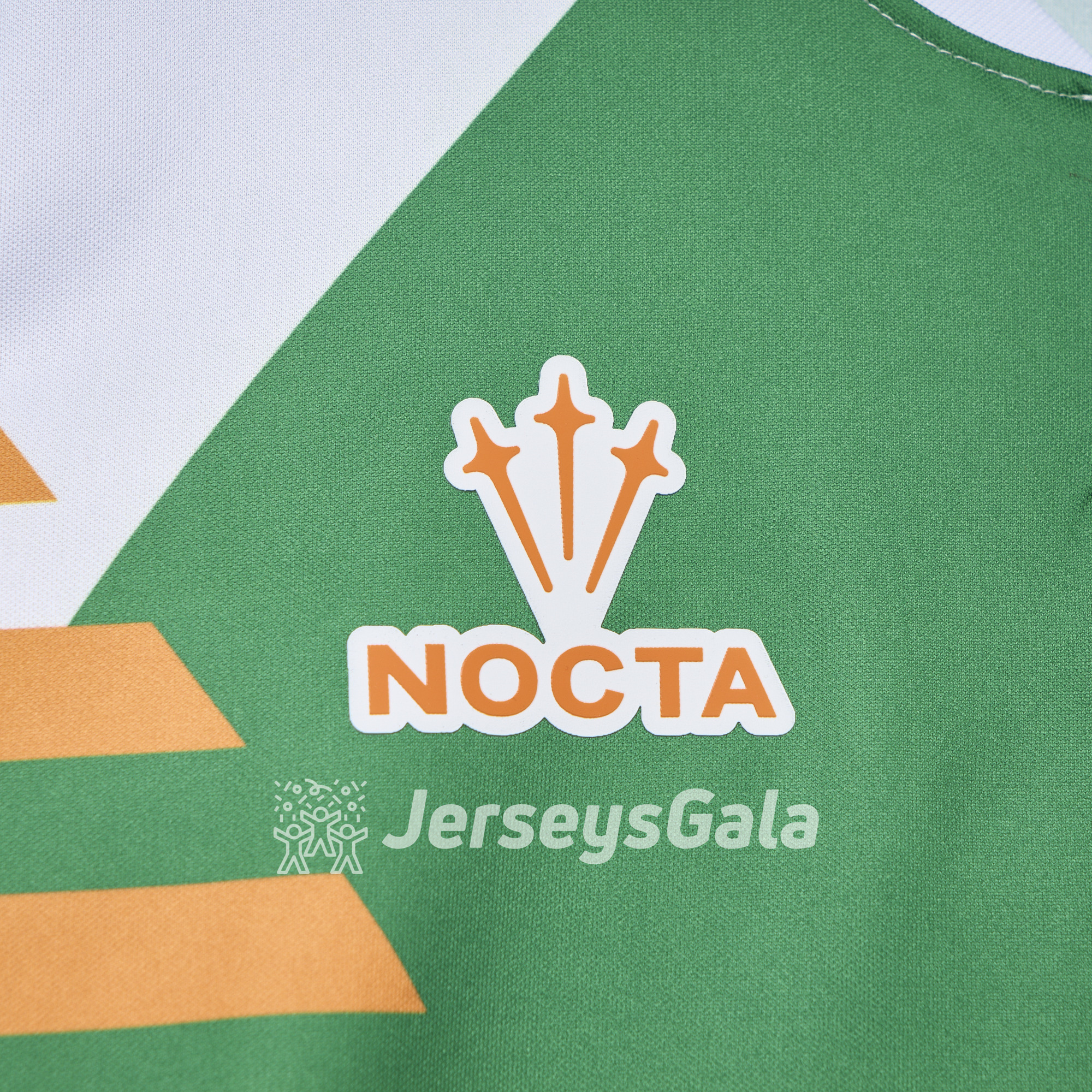 Venezia FC 24-25 Orange and Green Pre-Match Jersey - Fans Version - SOCCERDEALSHOP