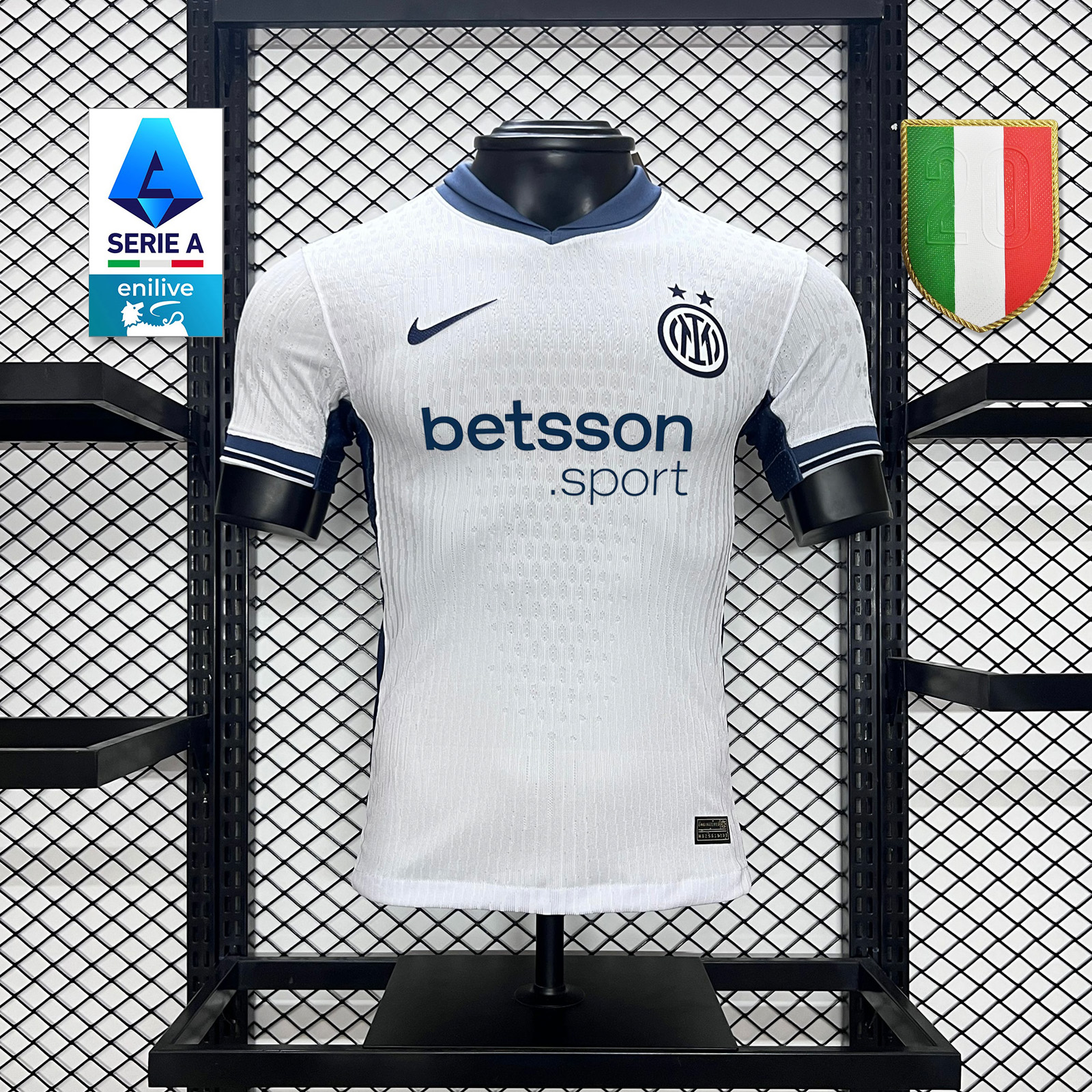 Inter Milan 24-25 Away Jersey With Chest Advertisement - Player Version - SOCCERDEALSHOP