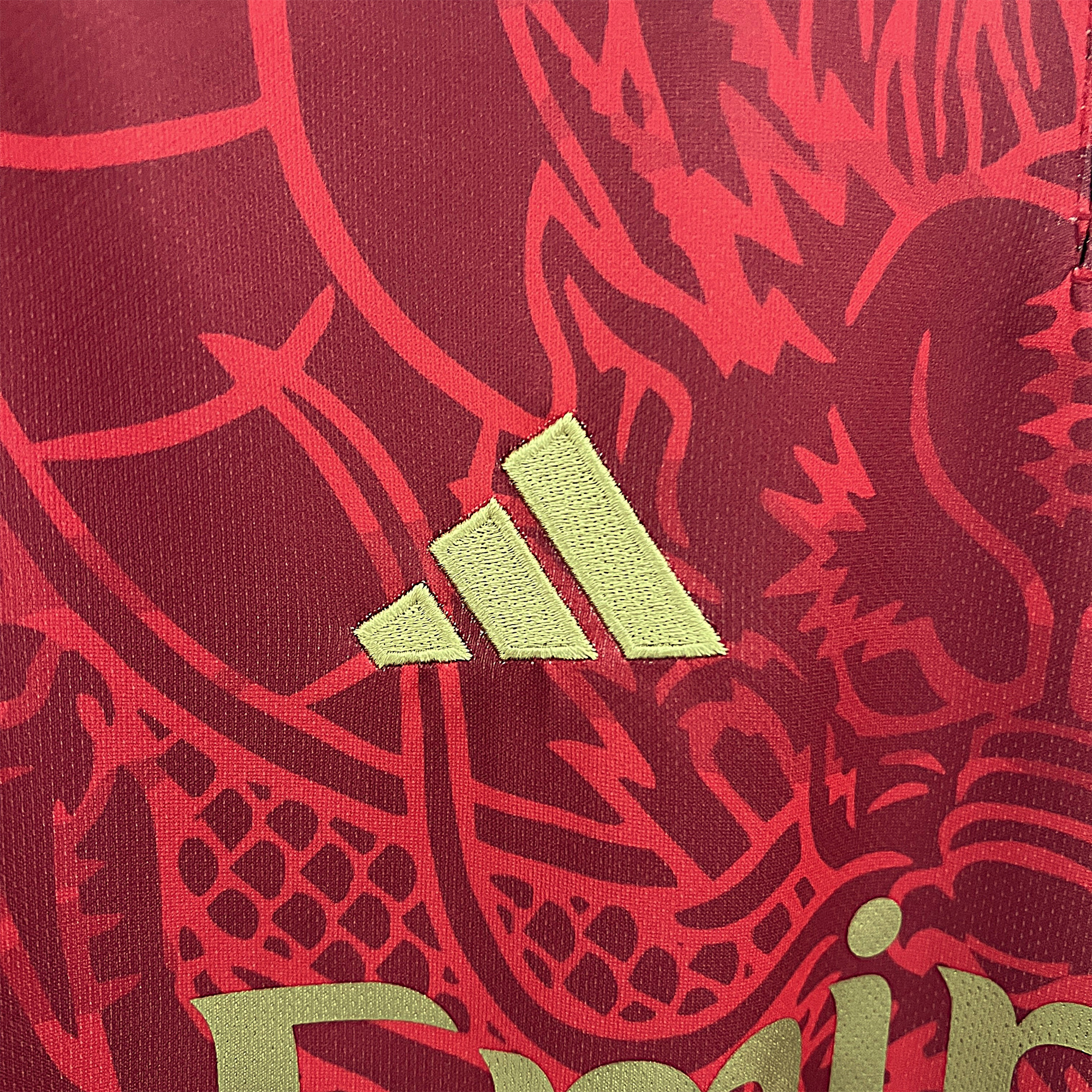 Real Madrid 24-25 Red Colorful Dragon Speical Jersey - Fans Version - SOCCERDEALSHOP