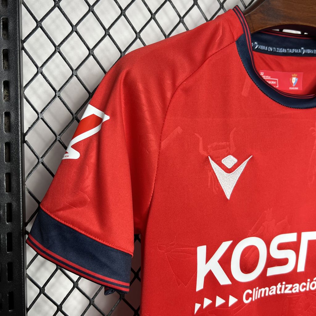 Osasuna 24-25 Home Stadium Kids Kit - SOCCERDEALSHOP
