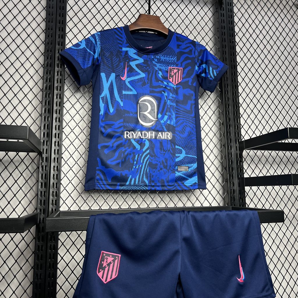 Atletico Madrid 24-25 Third Kids Kit - SOCCERDEALSHOP